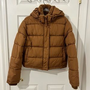 Aeropostale Camel Winter Jacket Large